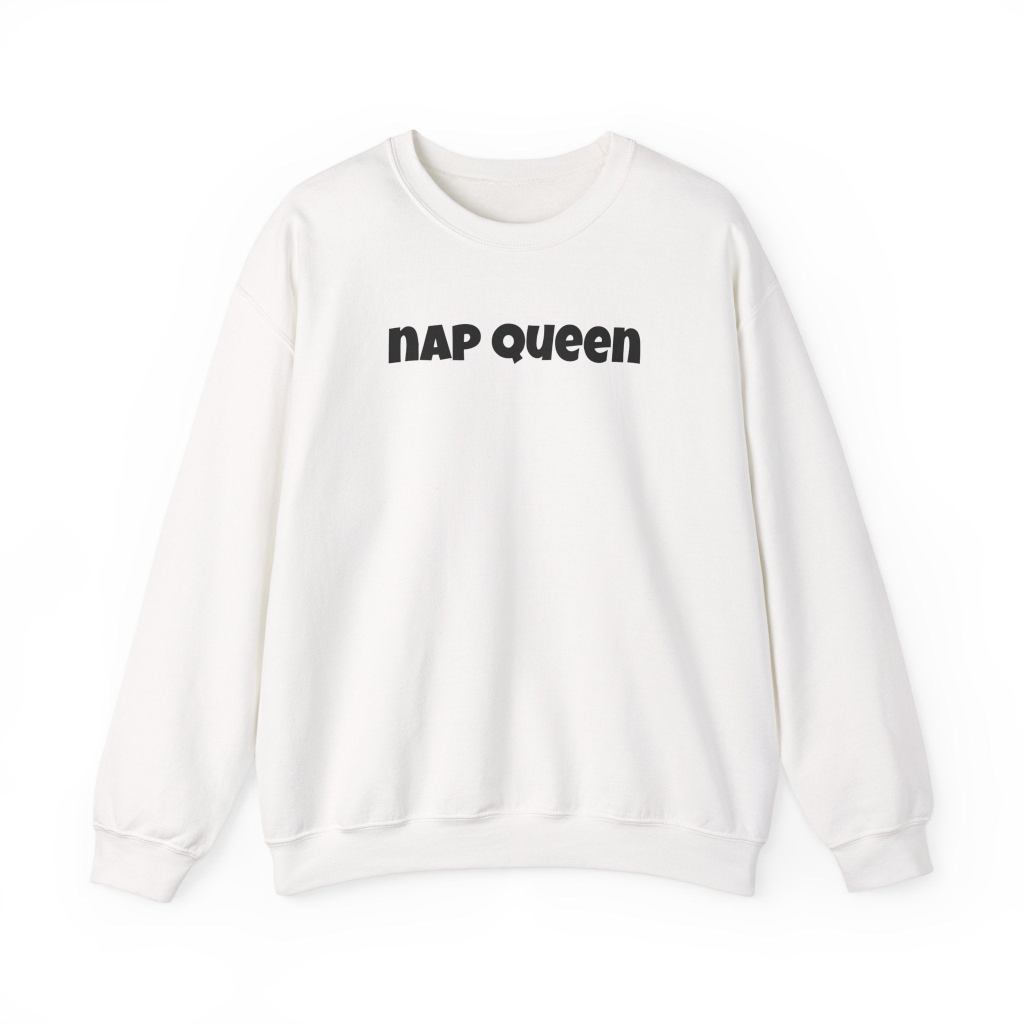 Slushy Noobz merch Nap Queen Unisex Heavy Blend Crewneck Sweatshirt Apparel Gifts For Friends - Lilybirchmarket