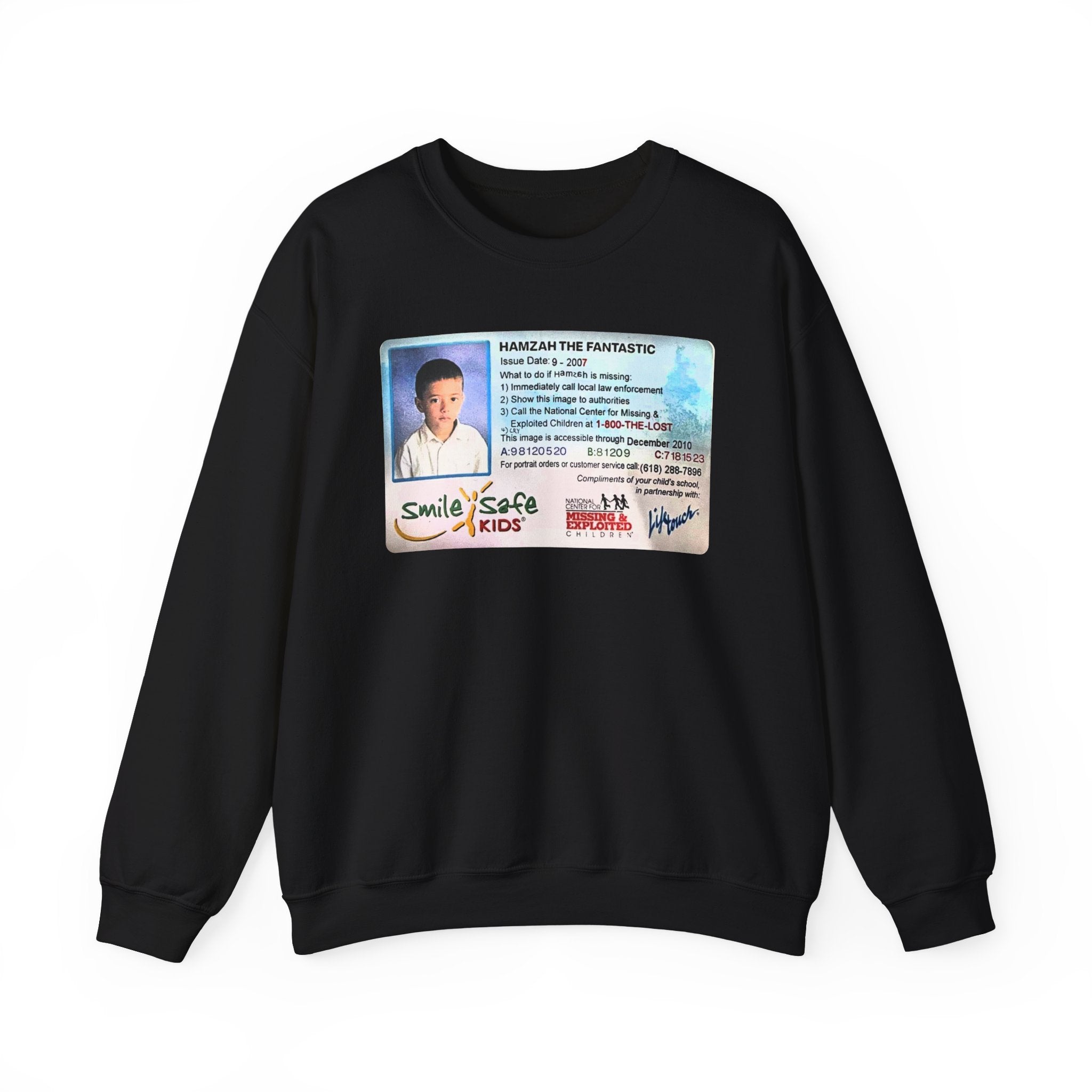 Slushy Noobz merch Smile Safe Kids Unisex Heavy Blend Crewneck Sweatshirt Gifts For BFF - Lilybirchmarket