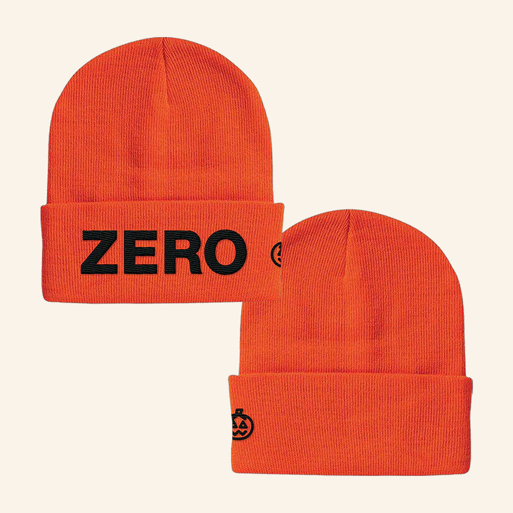 Smashing Pumpkins Merch ZERO Pumpkin Beanie Gift Ideas For Rock Lovers - Lilybirchmarket
