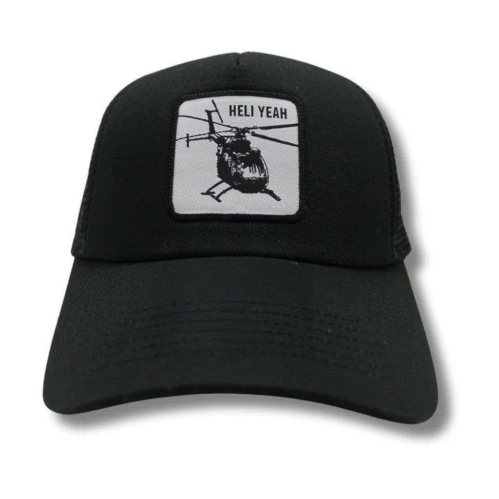 Smile More Merch Embroidered Heli Yeah Hat Best Gifts For Dad - Lilybirchmarket