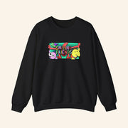 Smiling Friends Merch Black Smiling Friends Sweatshirt Gifts For Son - Lilybirchmarket