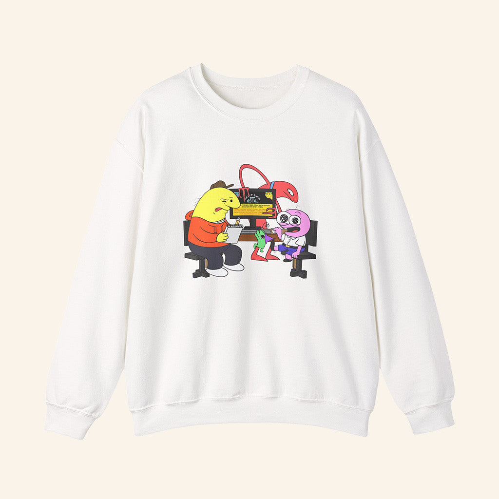 Smiling Friends Merch Smiling Friends Sweatshirt Christmas Presents For Him - Lilybirchmarket