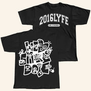 Smokedope2016 Merch 2016LYFE T-Shirt Black Gifts For Music Lovers - Lily Birch Market