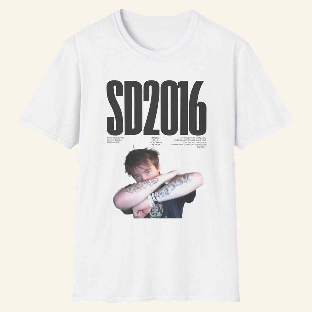 Smokedope2016 Merch SD2016 Bio T-Shirt Music Lover Gift Ideas For Him - Lily Birch Market
