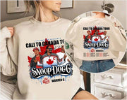 Snoop Dogg Cali To Canada Tour 2024 Sweater Snoop Dogg Fan Sweater Snoop Dogg Rap Sweater Snoop Dogg Hip Hop Sweatshirt Gifts For Friends - Lilybirchmarket