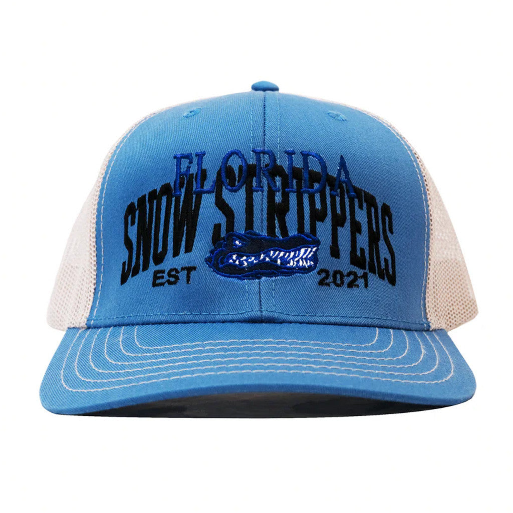Snow Strippers Merch Snow Strippers Florida Trucker Hat Embroidered Gifts For Music Lovers - Lilybirchmarket