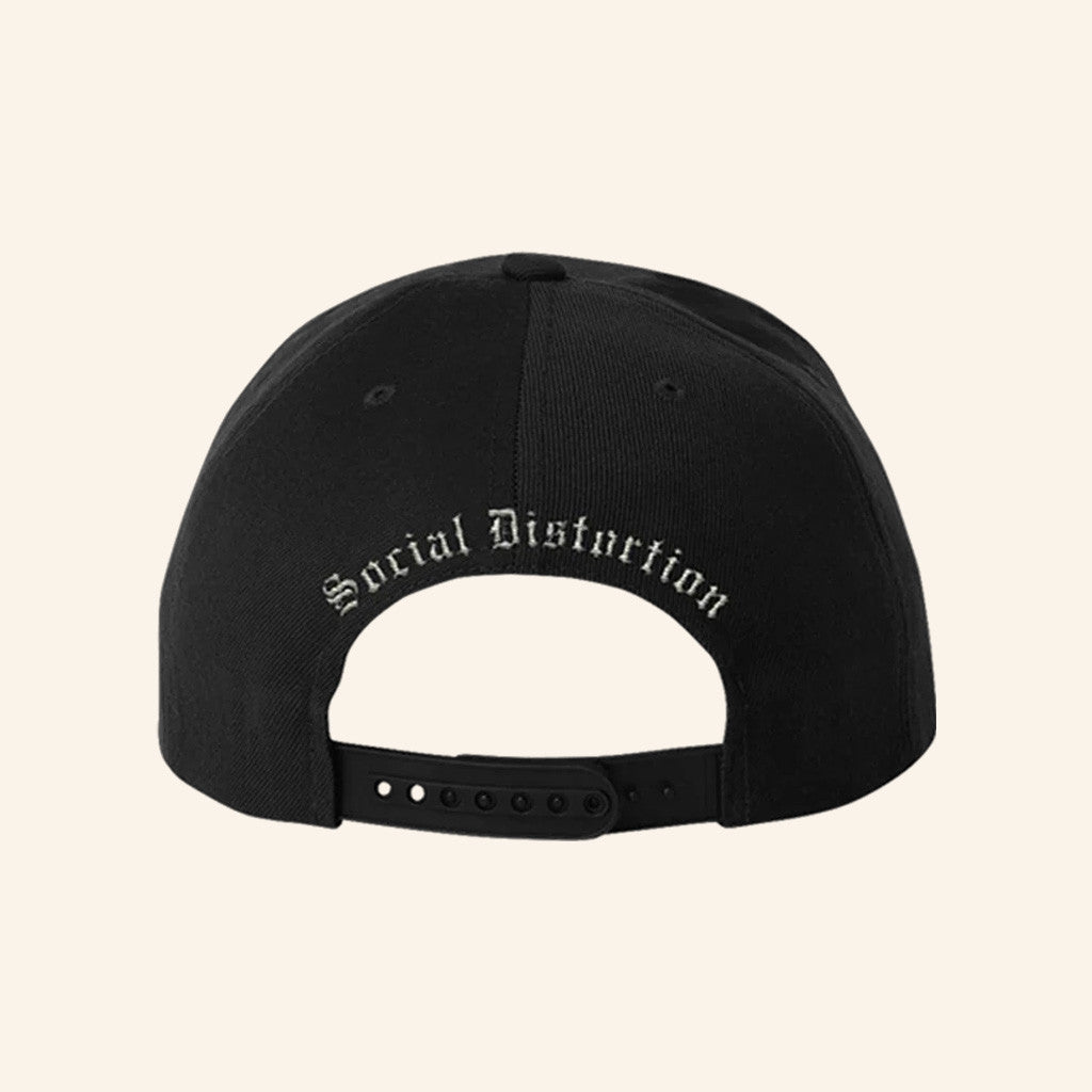 Social Distortion Merch Crossed Skelly Ltd Snapback Hat Gifts For Dad - Lilybirchmarket