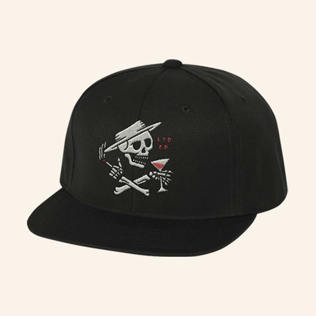 Social Distortion Merch Embroidered Crossed Skelly LTD Snapback Hat Christmas Gifts For Him - Lilybirchmarket