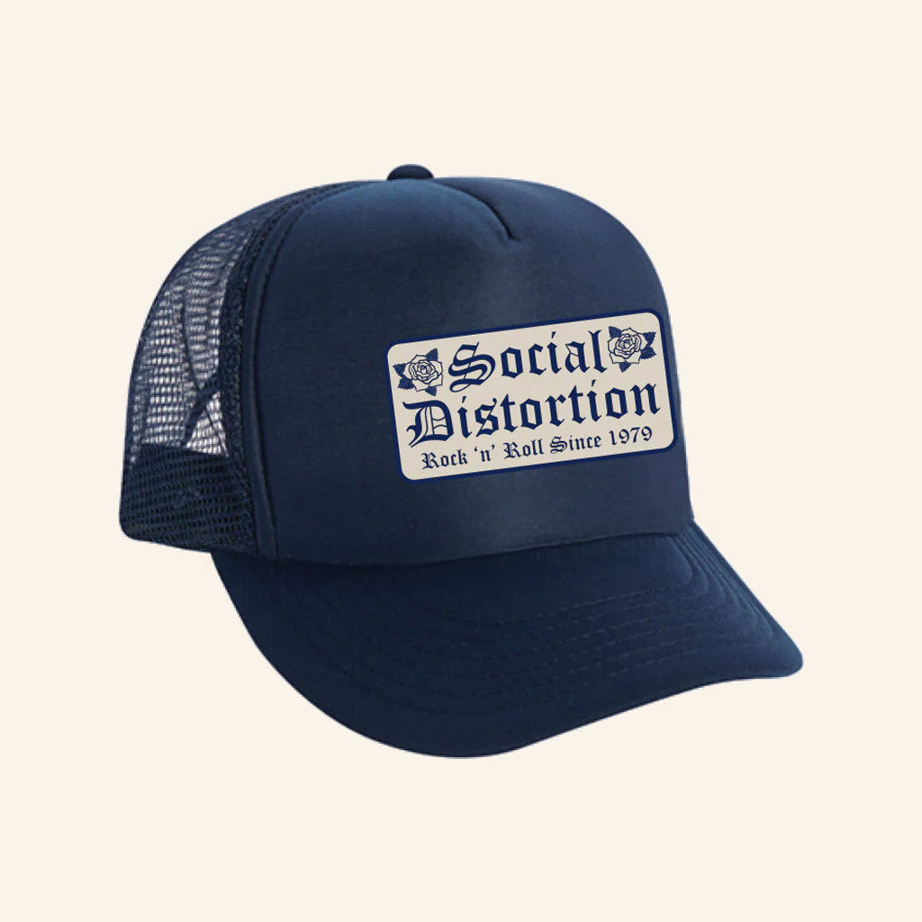Social Distortion Merch Rock N Roll Trucker Hat Gifts For Friends - Lilybirchmarket