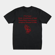 Socpens Merch Divoroed Ex Wife Shirt Humorous Slogan T-Shirt Gifts For Friends - Lily Birch Market