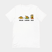 Solid Liquid Gas Fossil Fuel Evolution Dinosaur T-Shirt Presents For Boyfriend - Lily Birch Market