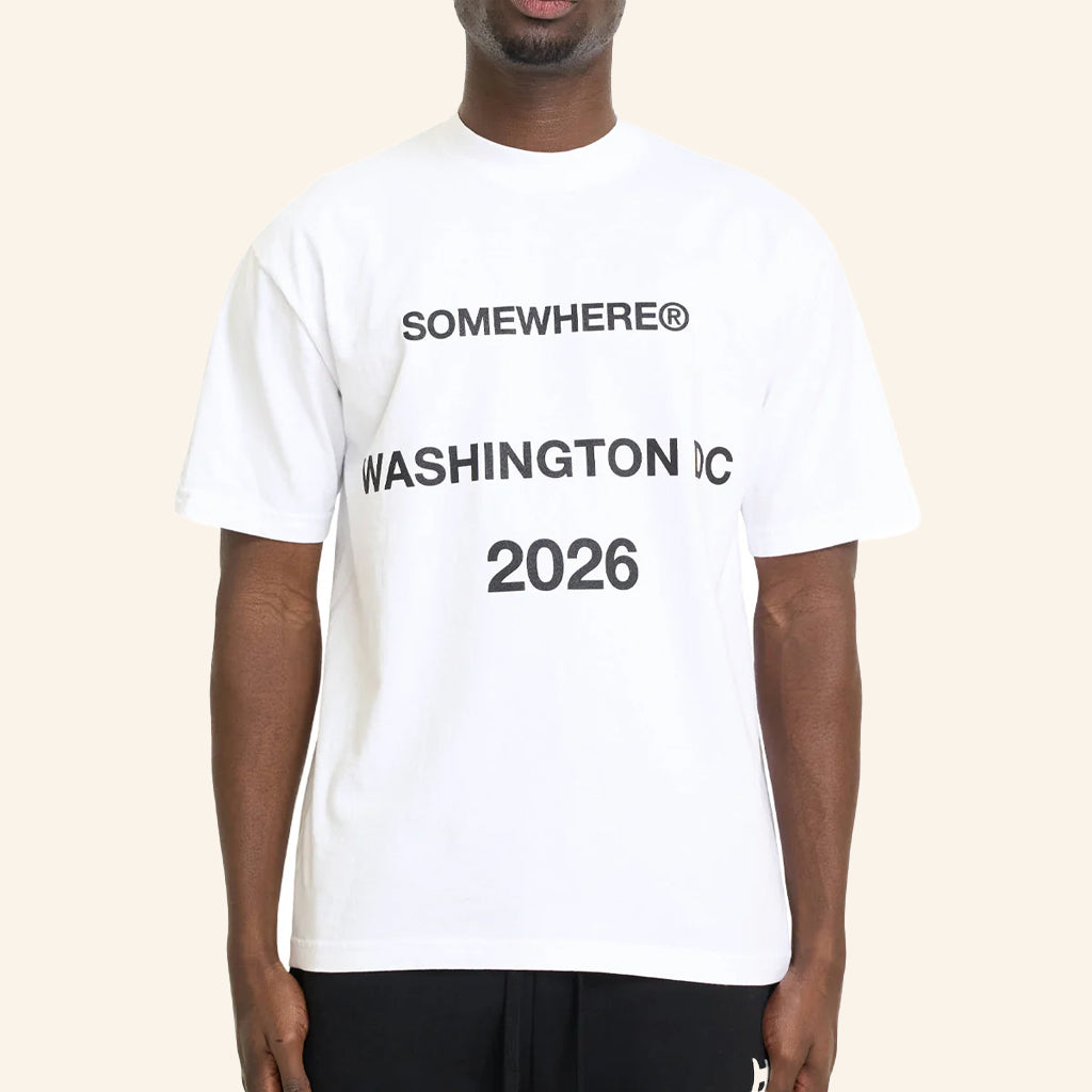 Somewhere Merch Somewhere Washington 2026 T-Shirt White Present For Him - Lily Birch Market