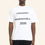 Somewhere Merch Somewhere Washington 2026 T-Shirt White Present For Him - Lily Birch Market