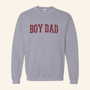 Son Of A Boy Dad Merch Boy Dad Crewneck Sweatshirt Birthday Gift For Husband - Lilybirchmarket