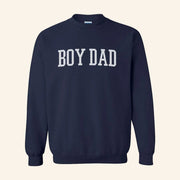 Son Of A Boy Dad Merch Boy Dad Crewneck Sweatshirt Christmas Presents For Him - Lilybirchmarket