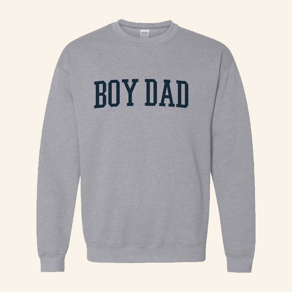 Son Of A Boy Dad Merch Boy Dad Crewneck Sweatshirt Gifts For Podcast Fans - Lilybirchmarket