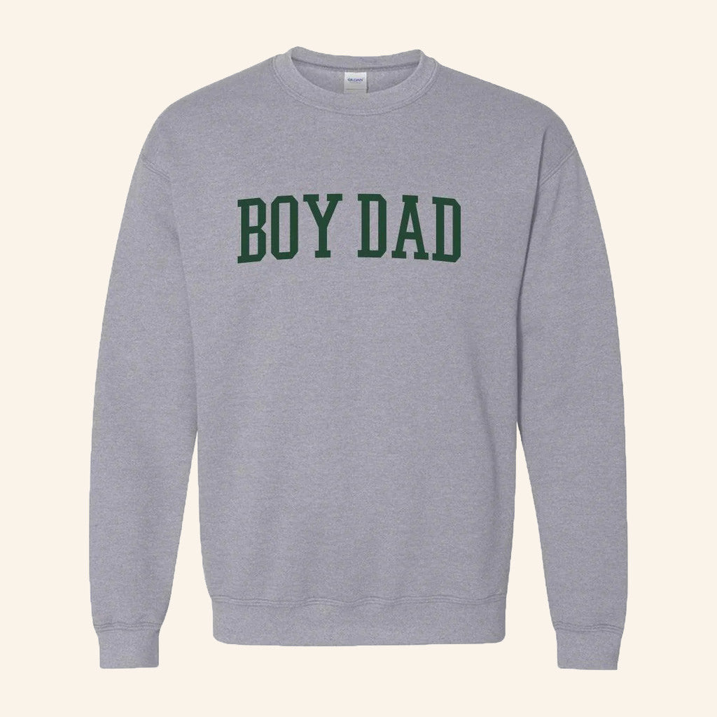 Son Of A Boy Dad Merch Boy Dad Crewneck Sweatshirt Present For Husband - Lilybirchmarket