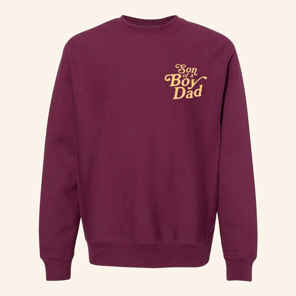 Son Of A Boy Dad Merch Son Of A Boy Dad Crewneck Sweatshirt Gifts For Brother - Lilybirchmarket
