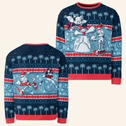 Sonic The Hedgehog Merch Snow Day Sweatshirt Christmas Gifts Ideas For Him - Lilybirchmarket