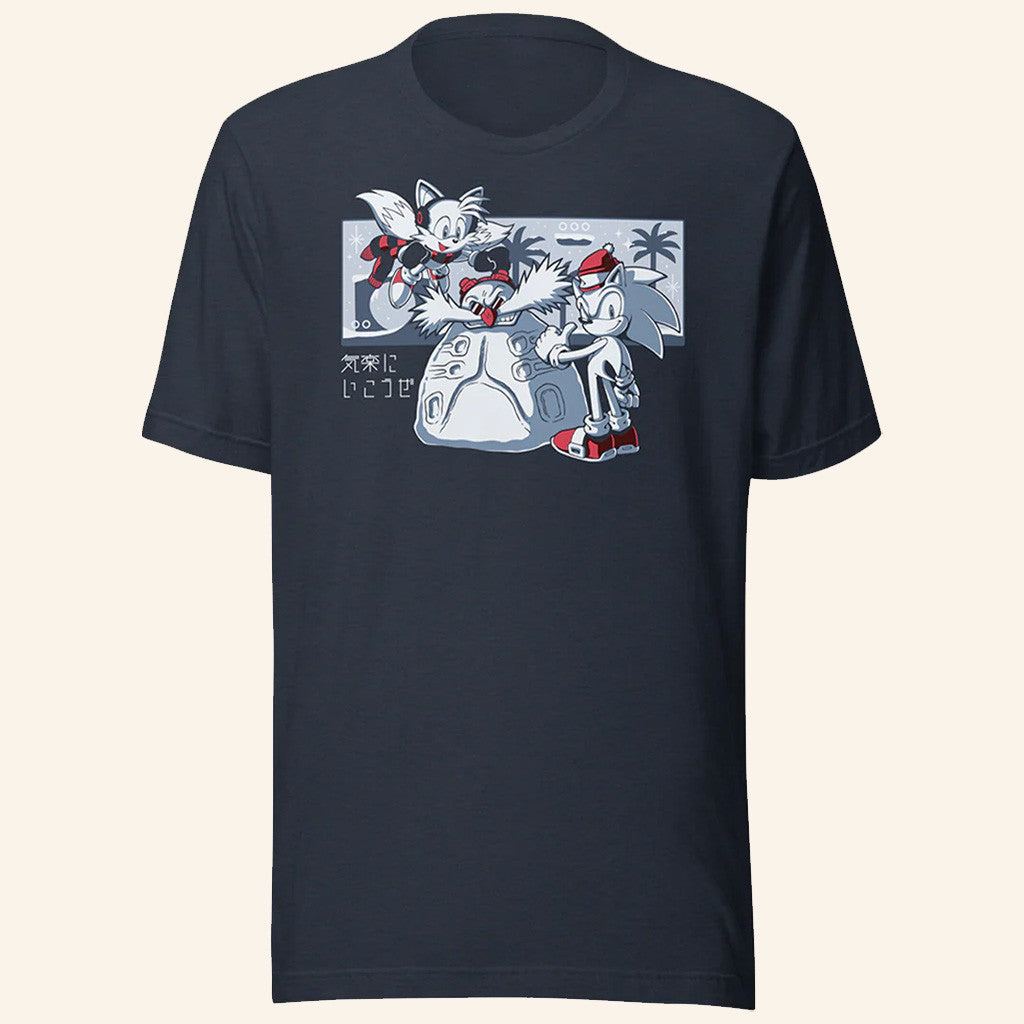 Sonic The Hedgehog Merch Snow Day T-Shirt Best Christmas Gifts For Him - Lily Birch Market