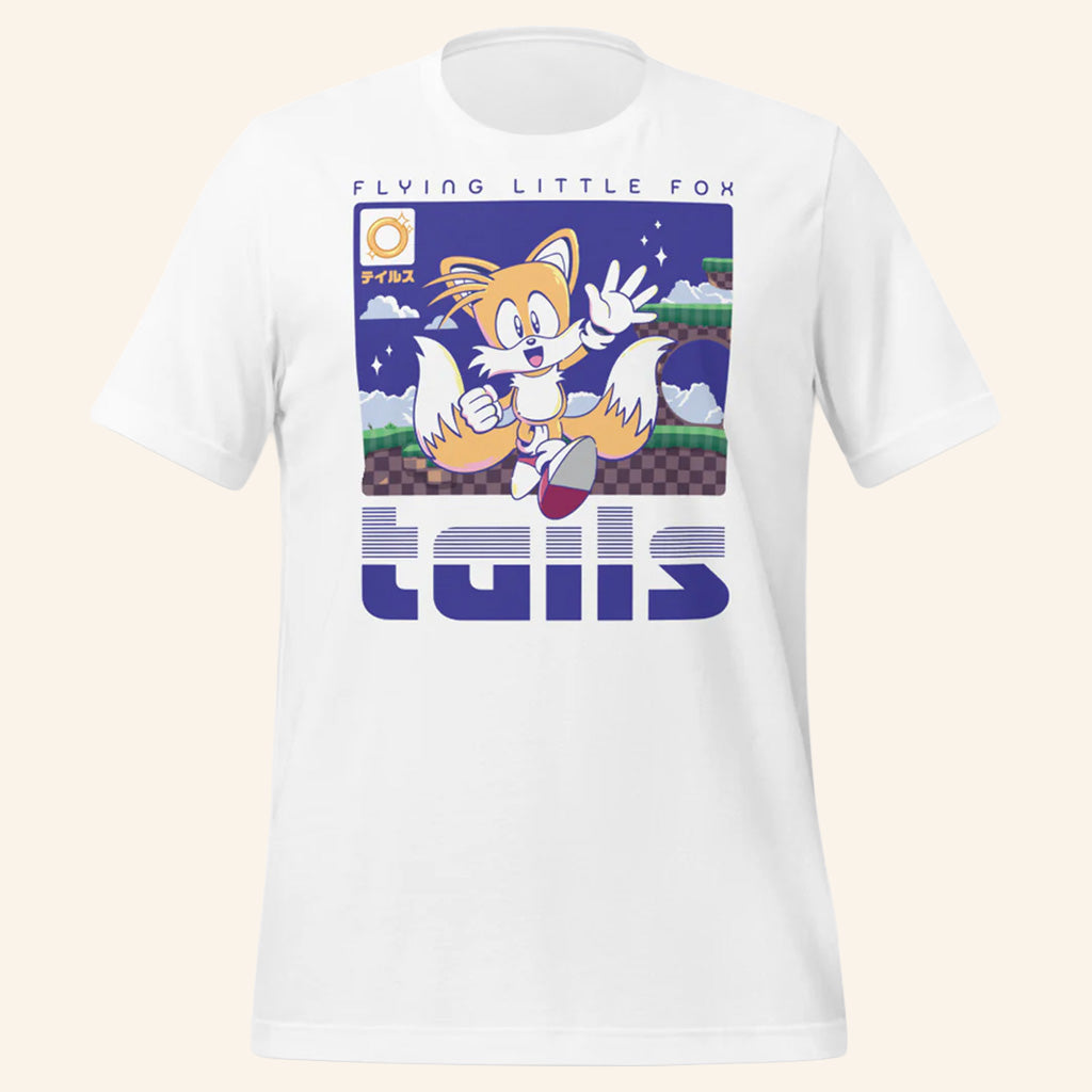 Sonic The Hedgehog Merch Tails Flying Little Fox T-Shirt Unique Gifts For Her - Lily Birch Market