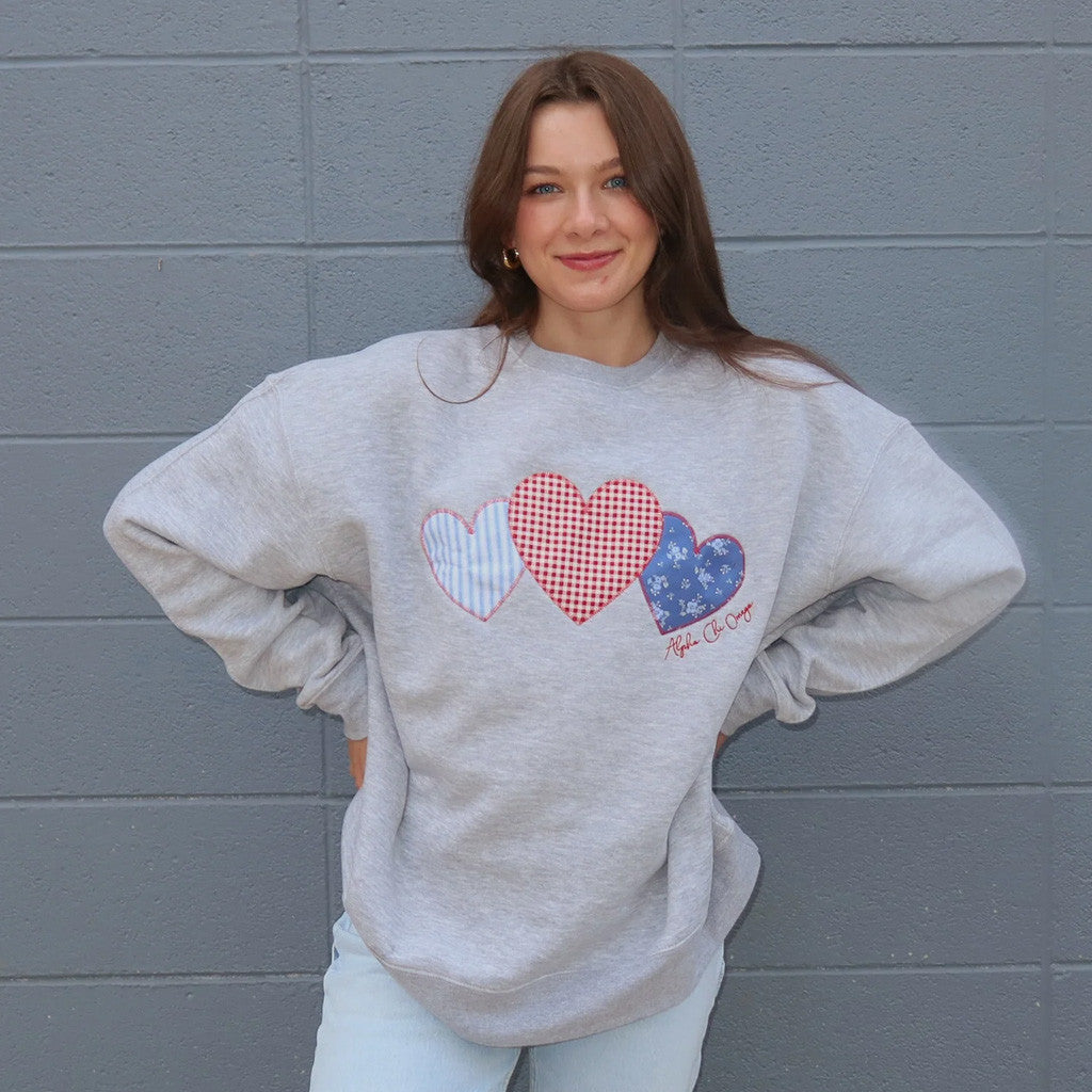 Sorority Merch All American Girl Sorority Sweatshirt Christmas Gifts For Sister - Lilybirchmarket