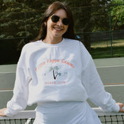 Sorority Merch Beach Club Sorority Sweatshirt Embroidered Christmas Gifts For Friends - Lilybirchmarket