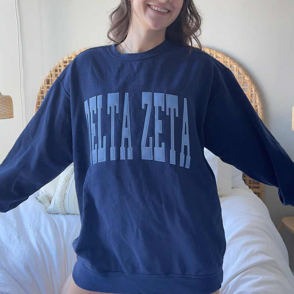 Sorority Merch Beach Day Applique Sorority Sweatshirt Christmas Gifts For Her - Lilybirchmarket