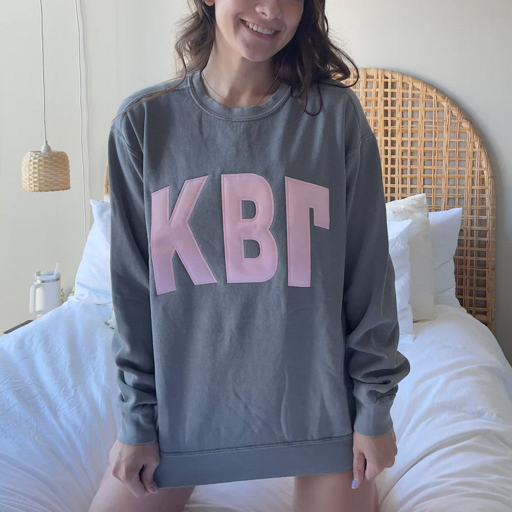Sorority Merch Greek Letter Beach Day Sorority Sweatshirt Christmas Presents For Her - Lilybirchmarket