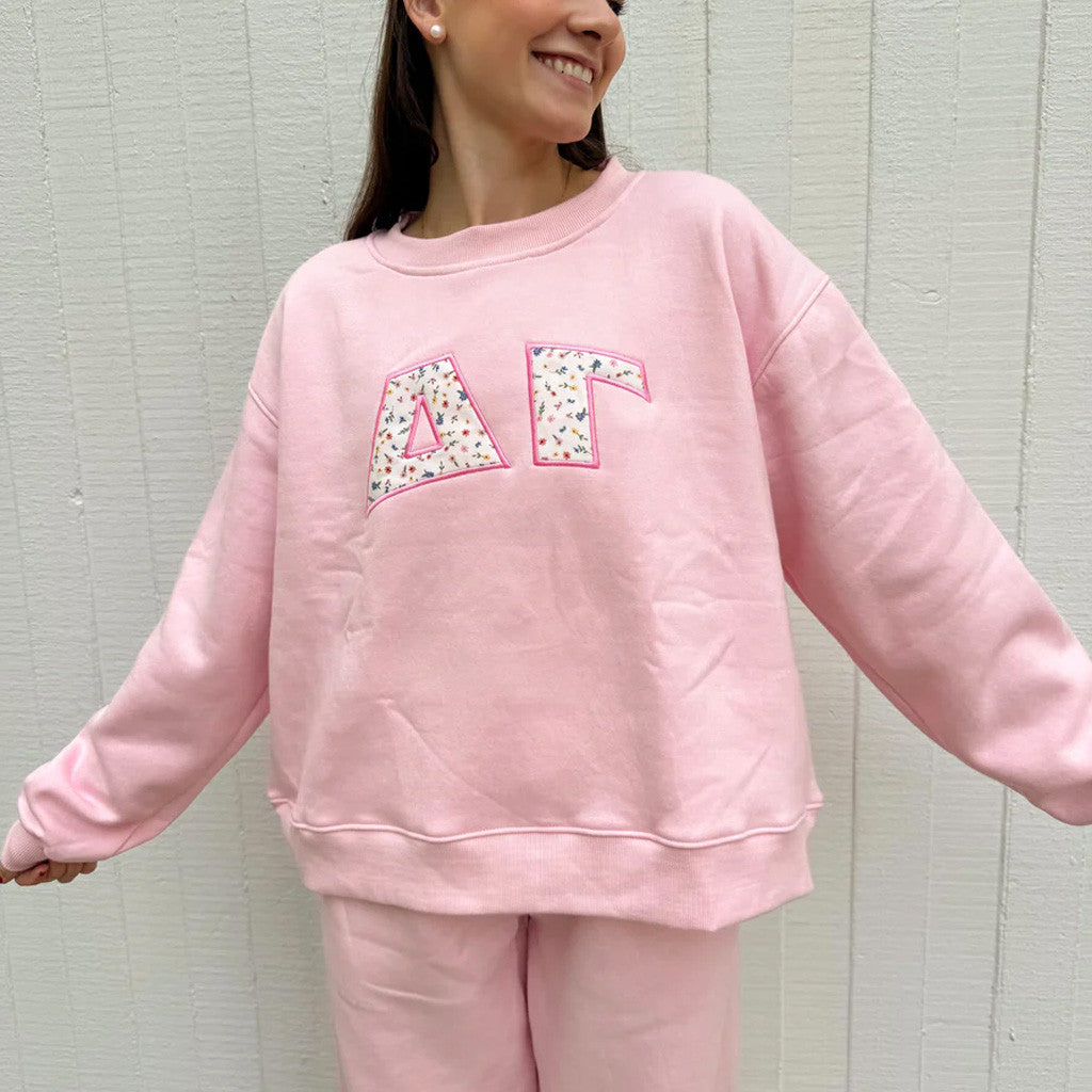 Sorority Merch Pink Sorority Sweatshirt Birthday Gift For Girlfriend - Lilybirchmarket