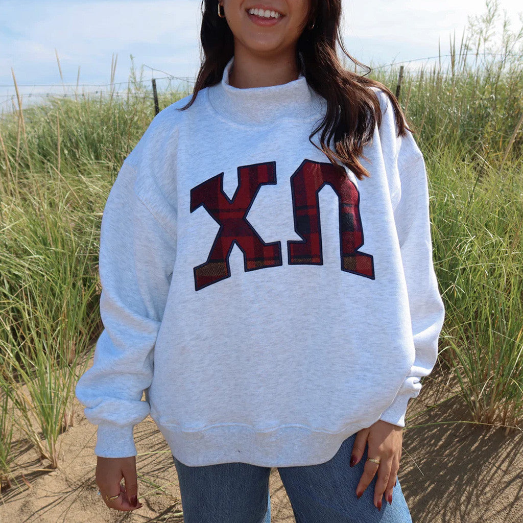 Sorority Merch Plaid Sorority Sweatshirt Best Birthday Gift For Wife - Lilybirchmarket