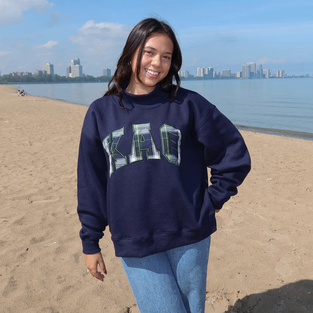 Sorority Merch Plaid Sorority Sweatshirt Birthday Gifts For Girlfriend - Lilybirchmarket