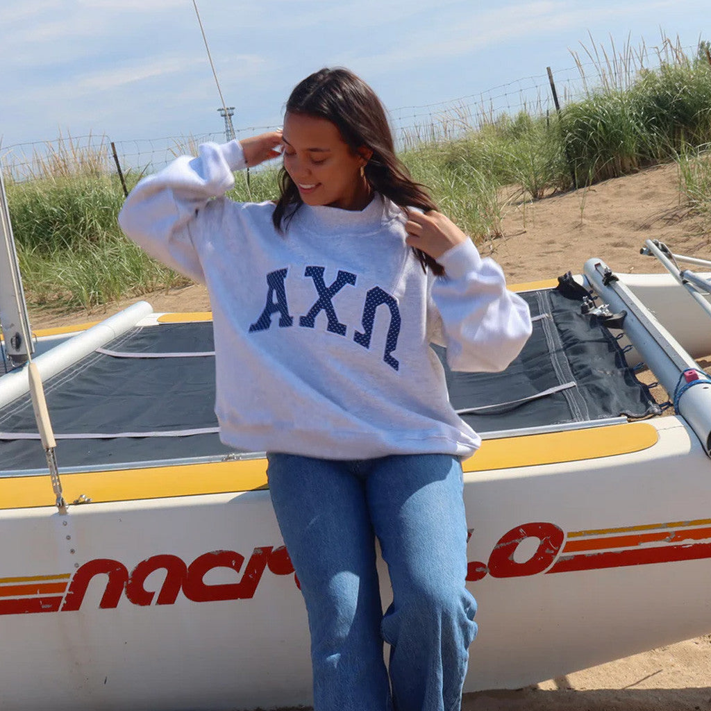 Sorority Merch Polka Dot Sorority Sweatshirt Best Birthday Gift For Sister - Lilybirchmarket