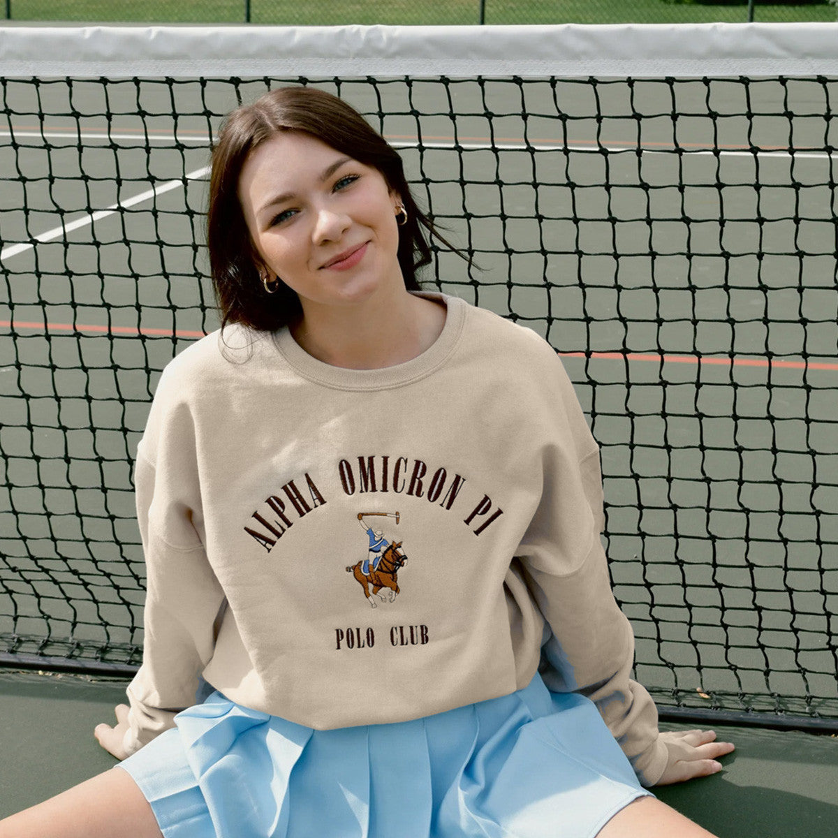 Sorority Merch Polo Club Sorority Sweatshirt Embroidered Christmas Gifts For Her - Lilybirchmarket