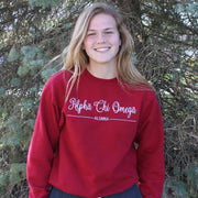 Sorority Merch Simply Elegant Sorority Sweatshirt Embroidered Birthday Ideas For Her - Lilybirchmarket