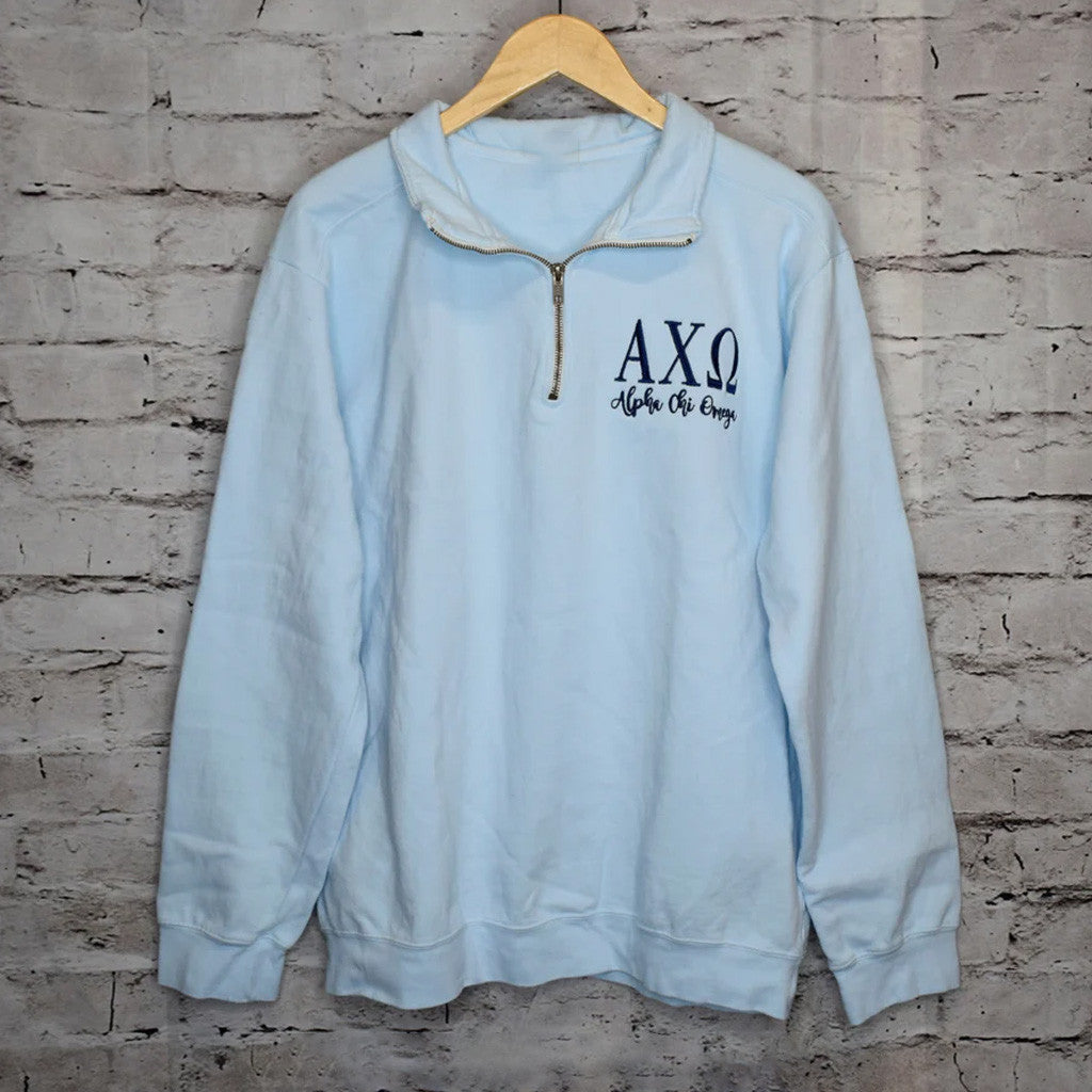 Sorority Merch Sorority Quarter Zip Sweatshirt Gift Ideas For Daughter - Lilybirchmarket