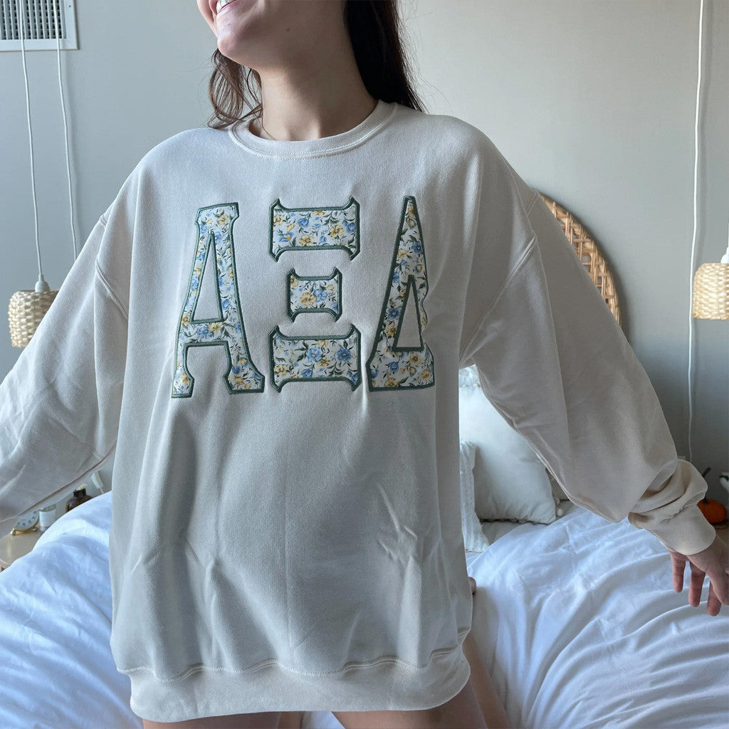 Sorority Merch Spring Wildflowers Sorority Sweatshirt Birthday Presents For Wife - Lilybirchmarket