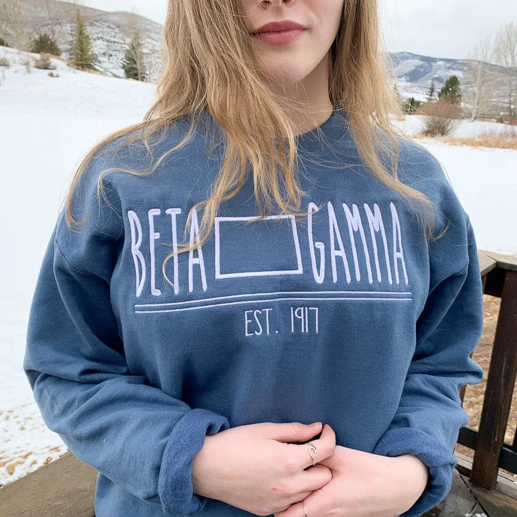 Sorority Merch State of Mind Sweatshirt Sorority Apparel Xmas Gifts For Besties - Lilybirchmarket