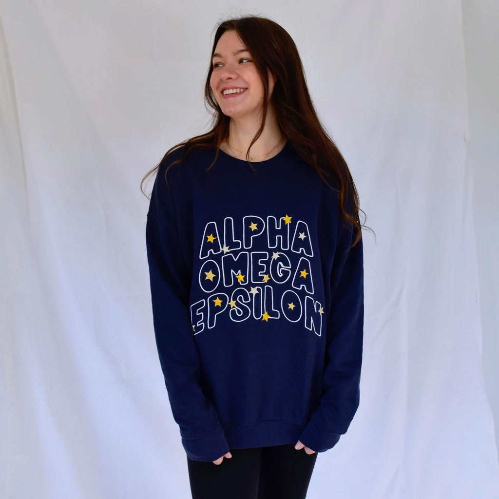 Sorority Merch Under the Stars Sorority Sweatshirt Birthday Presents For Wife - Lilybirchmarket