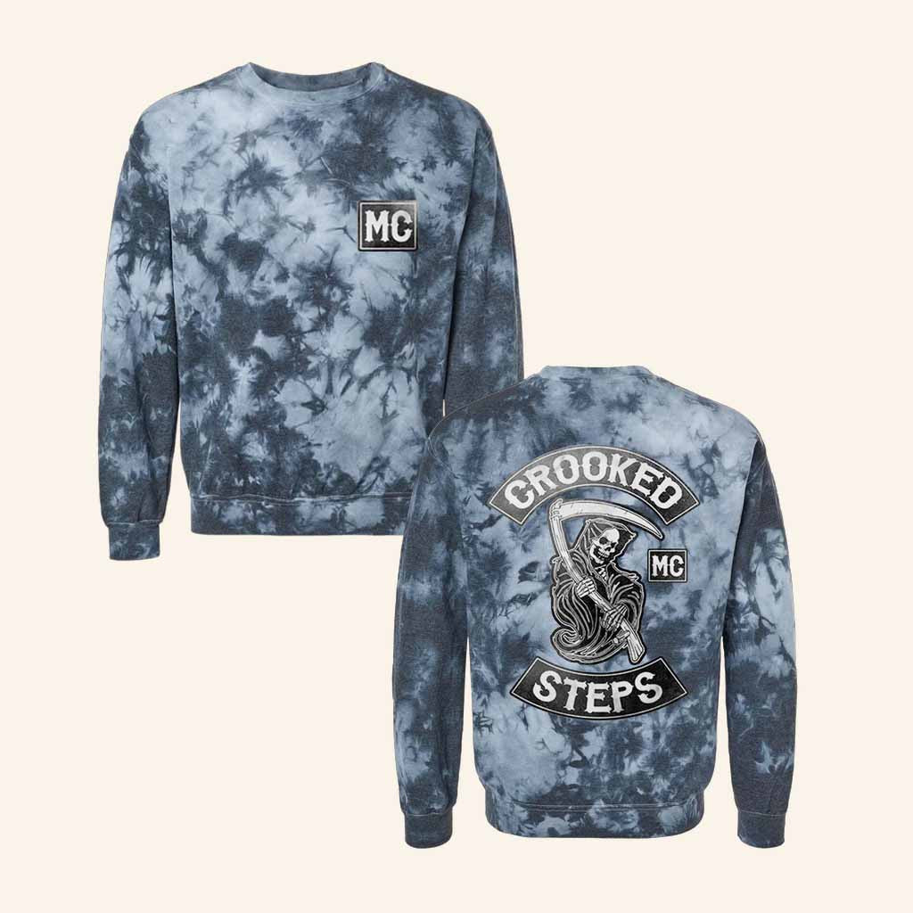 Soundgarden Merch Crooked Steps Tie Dye Sweatshirt Halloween Gifts For Brother - Lilybirchmarket