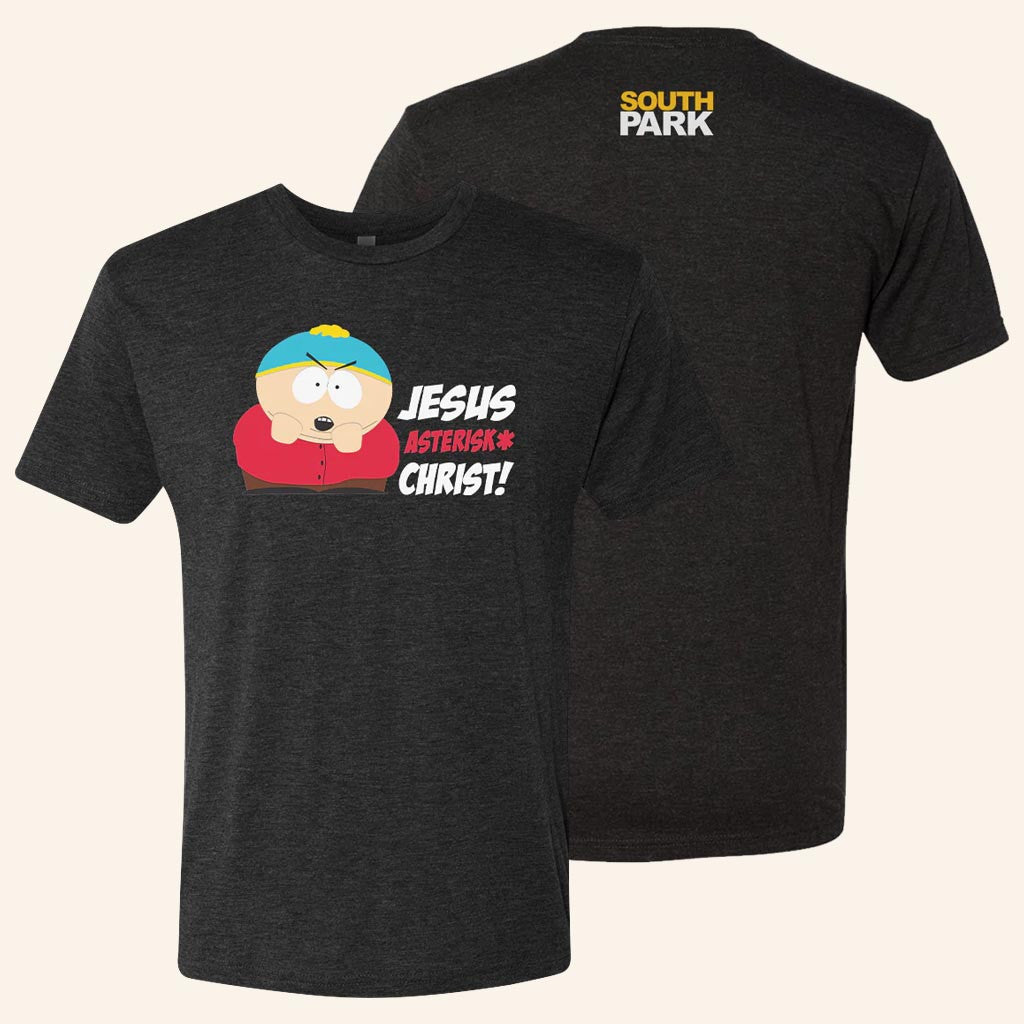 South Park Merch Cartman Jesus Christ T-Shirt Jesus Asterisk Christ Shirt Gifts For Christian - Lily Birch Market