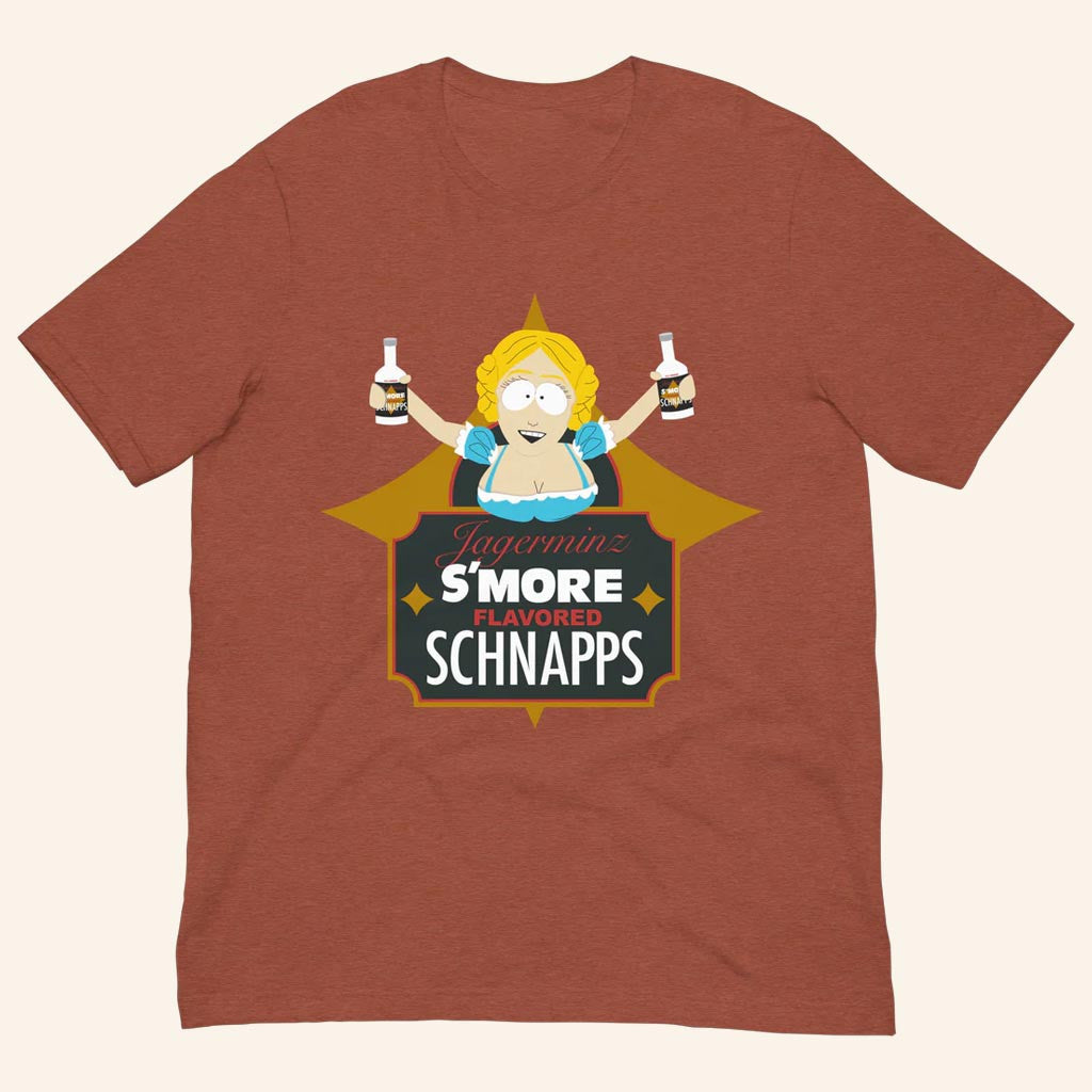 South Park Merch Jagerminz S'more Flavored Schnapps T-Shirt Gifts For Him Her - Lily Birch Market
