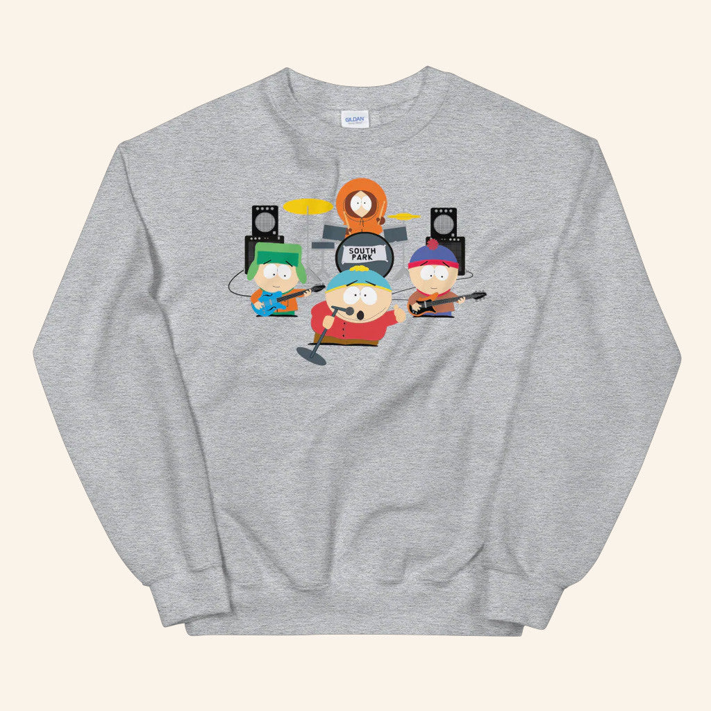 South Park Merch South Park Band Crewneck Sweatshirt Gifts For Besties - Lilybirchmarket