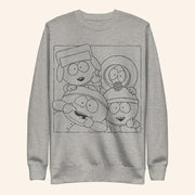 South Park Merch South Park Boys Outline Sweatshirt Gifts For Him - Lilybirchmarket