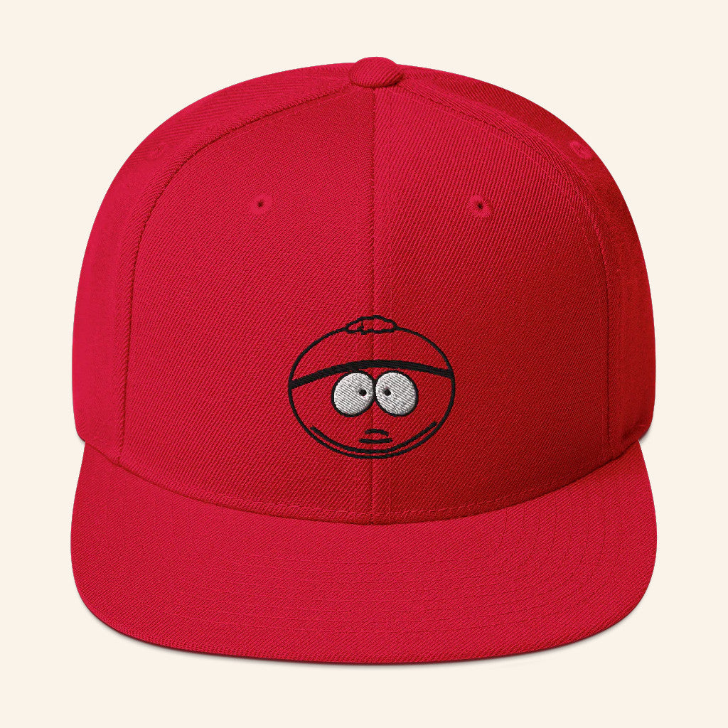 South Park Merch South Park Cartman Embroidered Snapback Hat Gifts For Besties - Lilybirchmarket