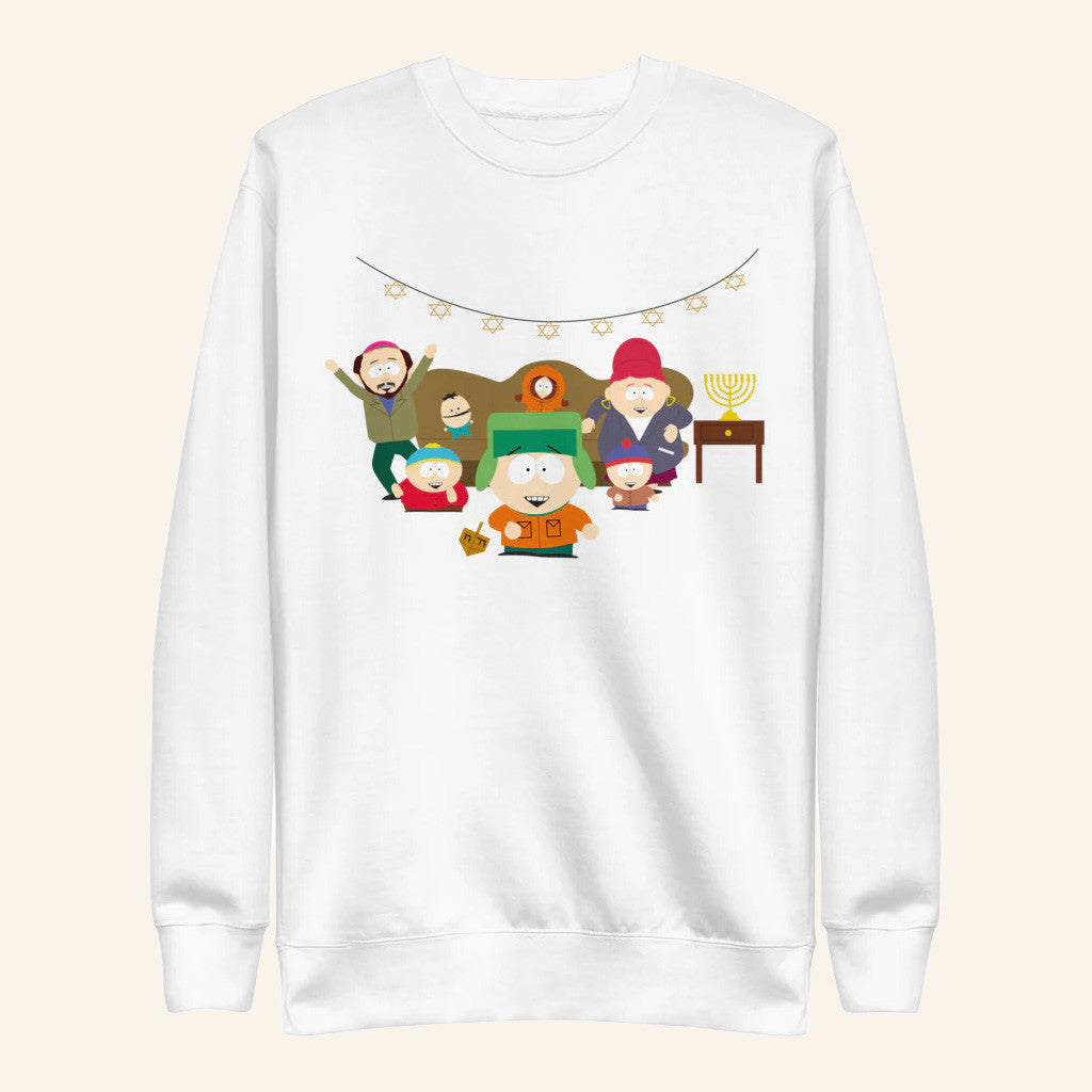 South Park Merch South Park Happy Hanukkah Sweatshirt Gift Ideas For Friends - Lilybirchmarket