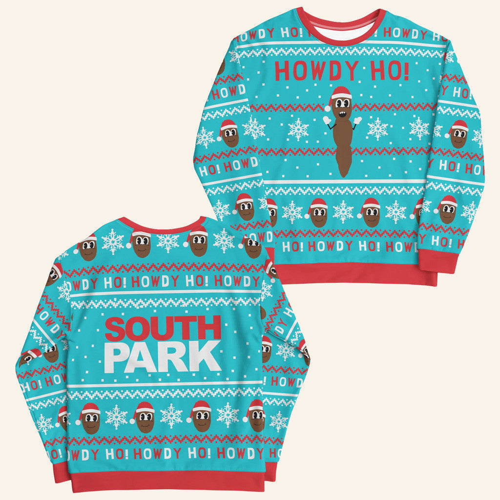 South Park Merch South Park Mr Hankey Holiday Ugly Sweatshirt Christmas Presents For Him - Lilybirchmarket