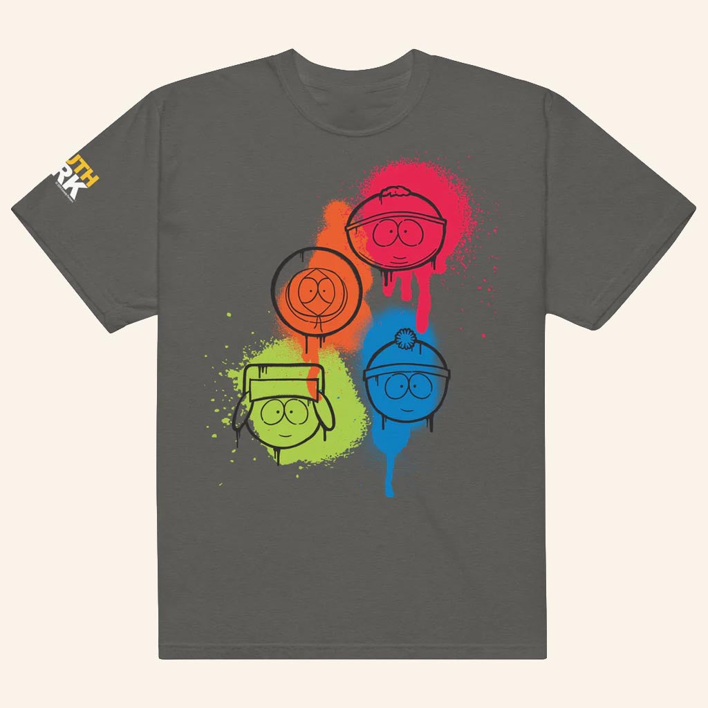South Park Merch South Park Spray Paint T-Shirt Cool Gifts For Besties - Lily Birch Market
