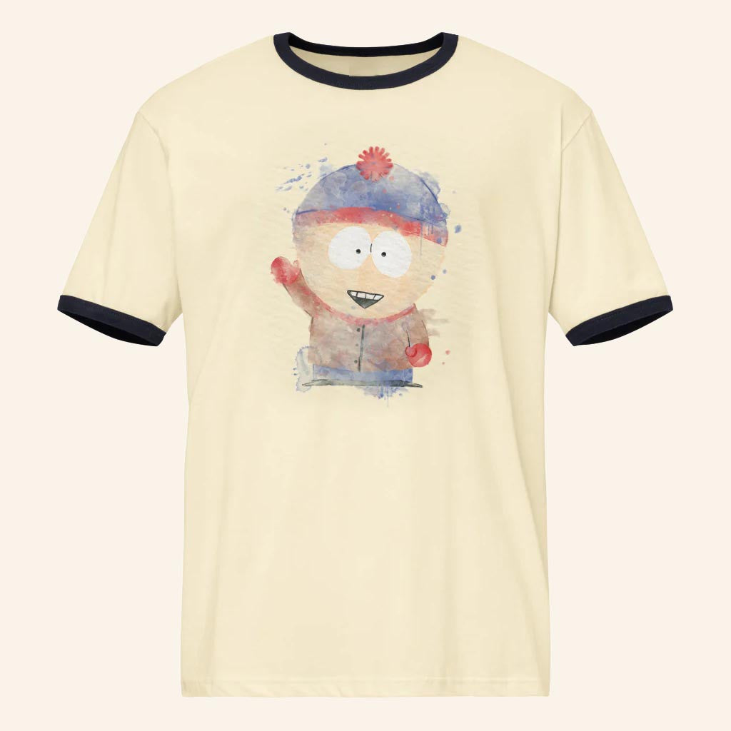 South Park Merch Stan Marsh Watercolor T-Shirt Gifts For Boyfriend - Lily Birch Market