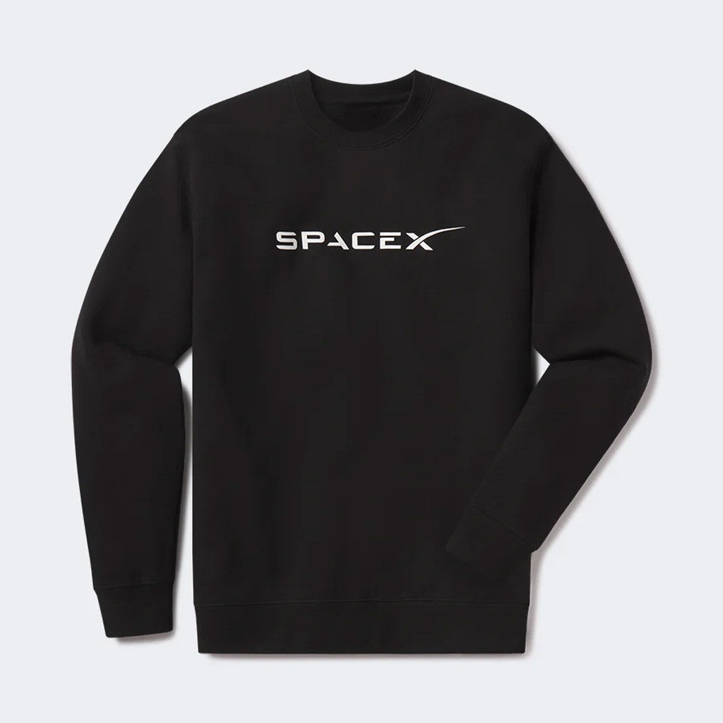 SpaceX Merch Black SpaceX Sweatshirt Gift Ideas For Boyfriend - Lilybirchmarket